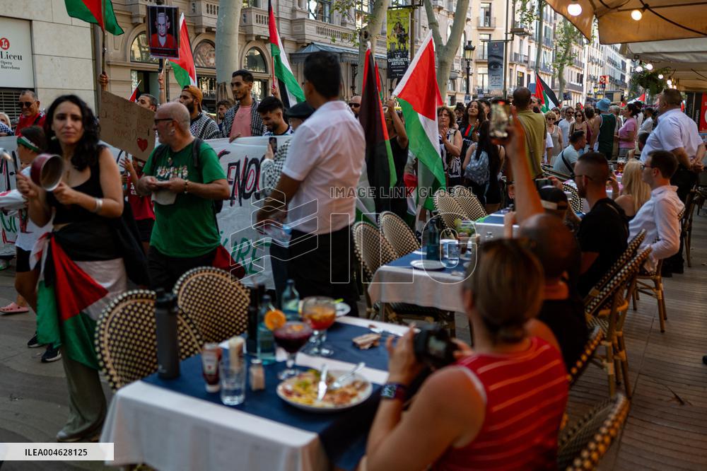 Moviment Global a Gaza Protest - Barcelona