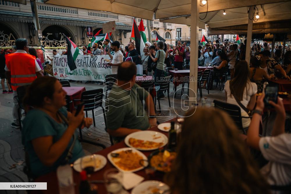 Moviment Global a Gaza Protest - Barcelona
