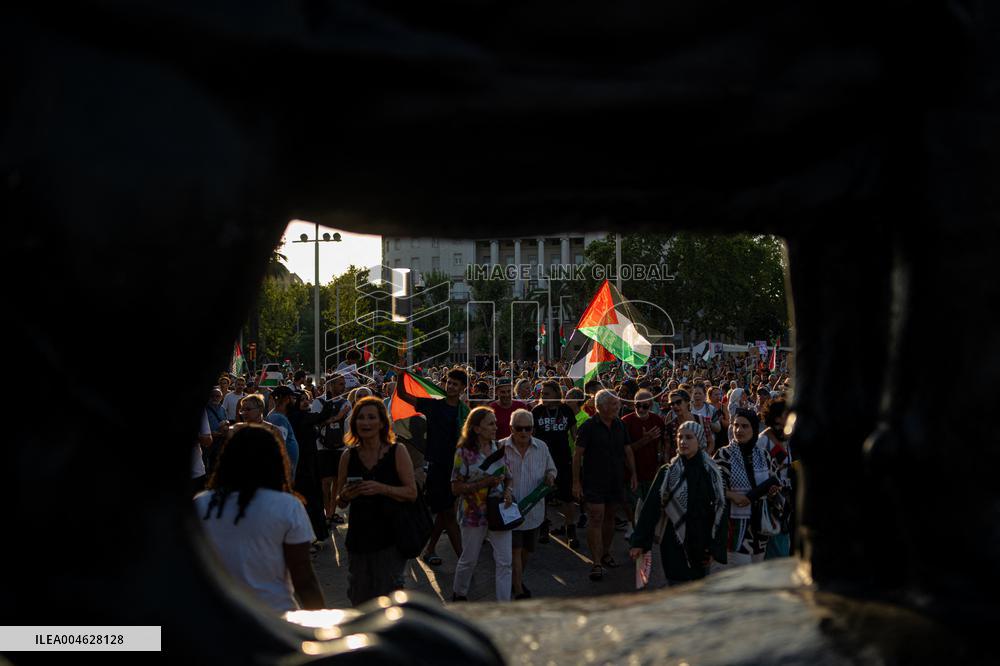 Moviment Global a Gaza Protest - Barcelona