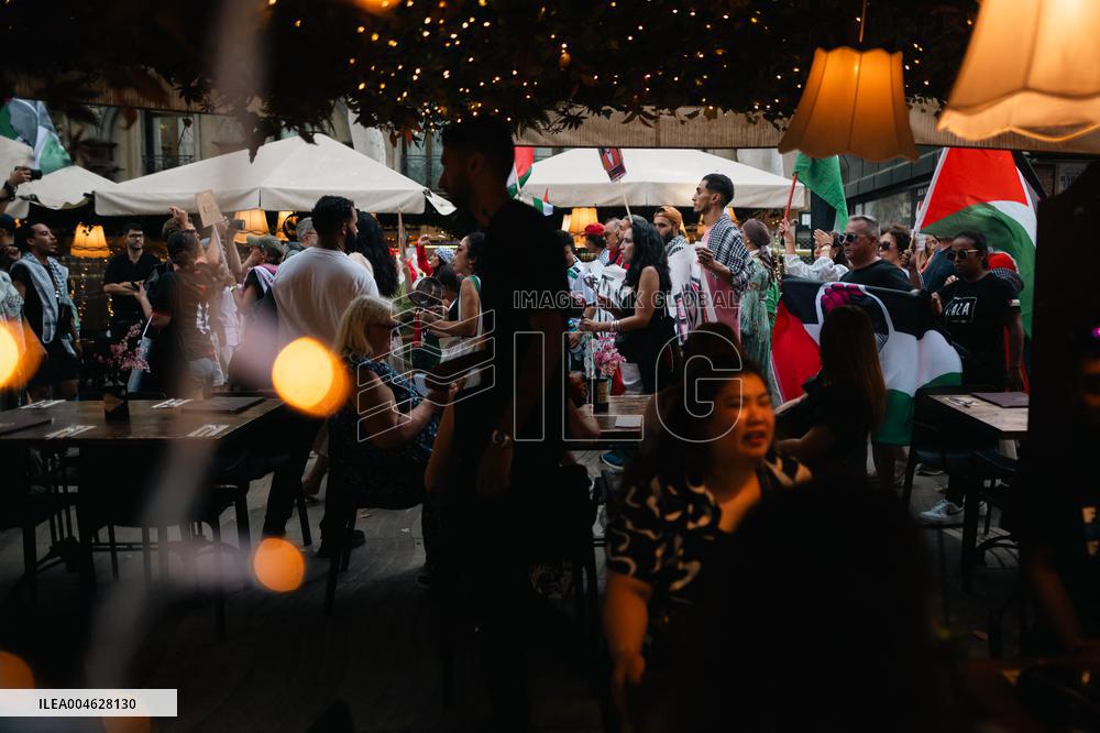 Moviment Global a Gaza Protest - Barcelona