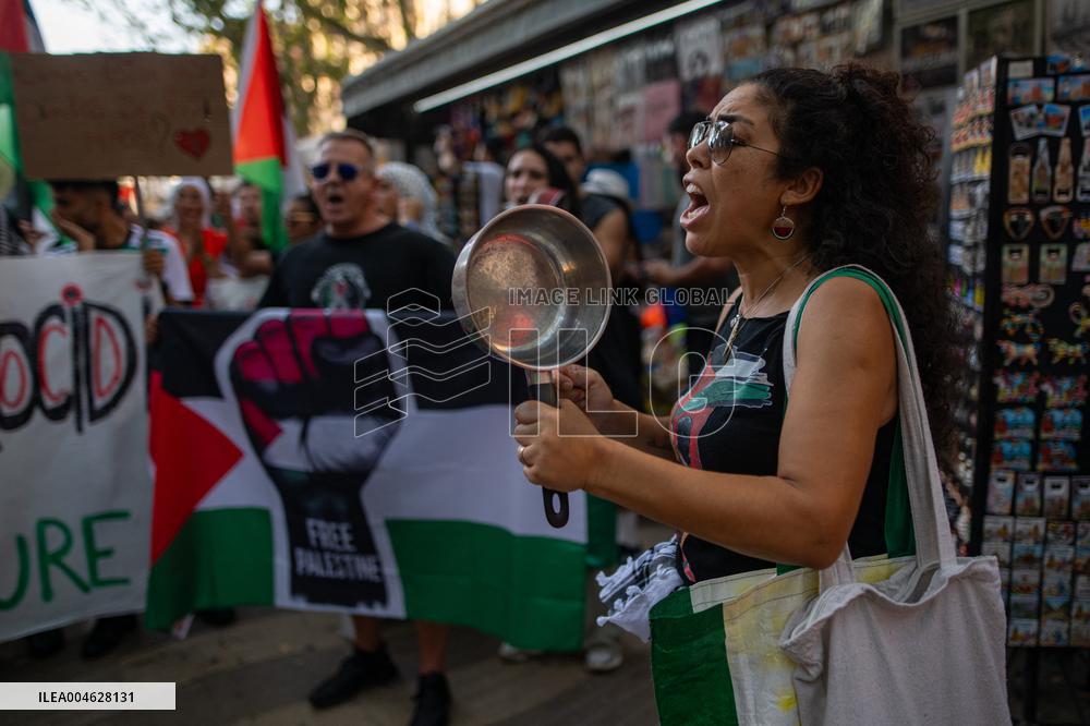 Moviment Global a Gaza Protest - Barcelona