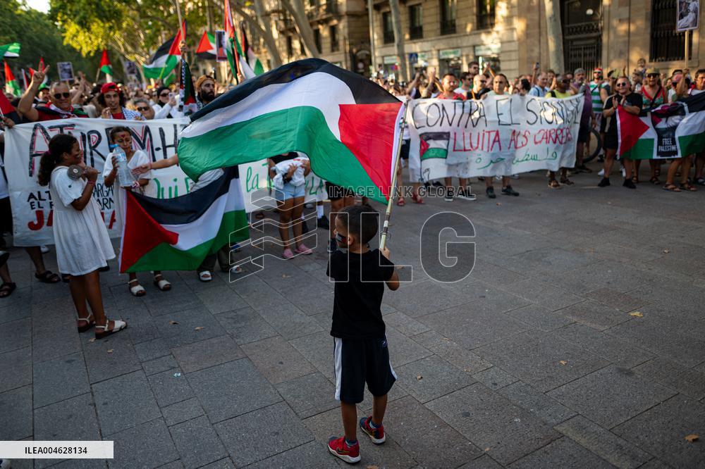 Moviment Global a Gaza Protest - Barcelona