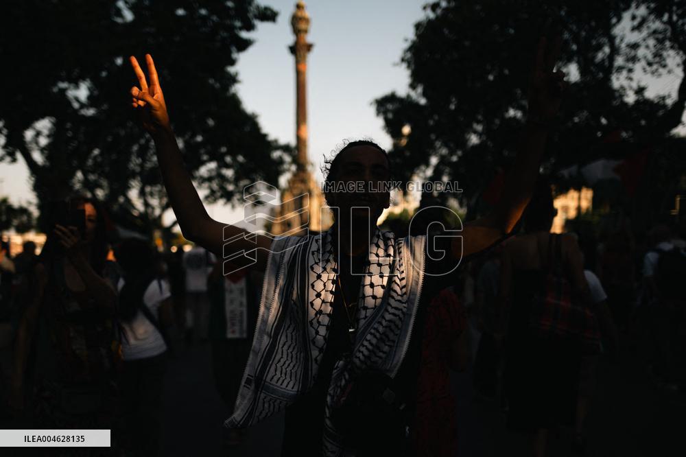 Moviment Global a Gaza Protest - Barcelona