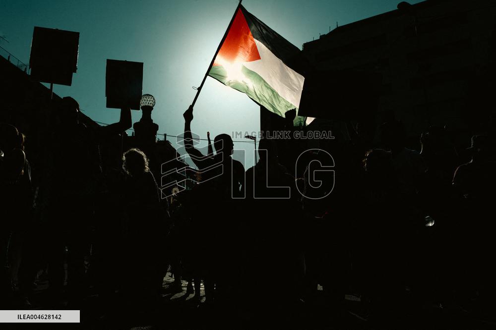 Moviment Global a Gaza Protest - Barcelona