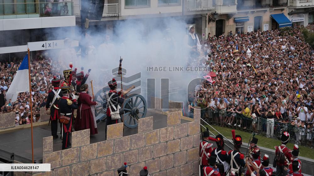 Cannon Shot Of San Sebastian Festivities - Spain