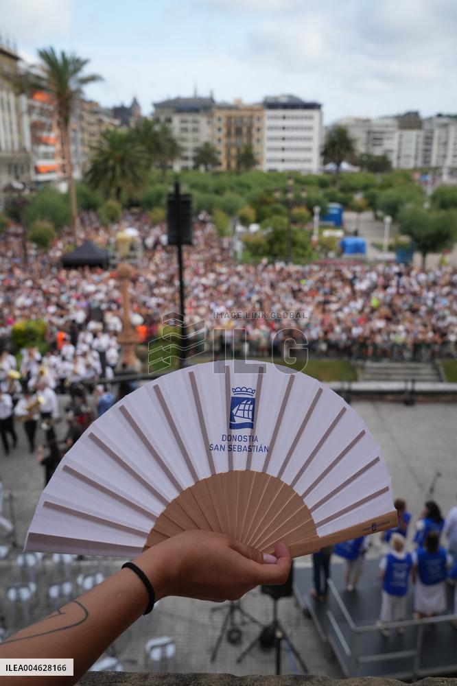 Cannon Shot Of San Sebastian Festivities - Spain