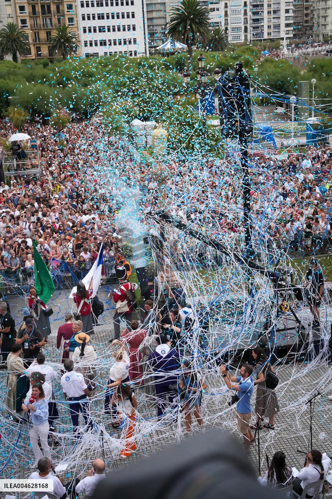 Cannon Shot Of San Sebastian Festivities - Spain