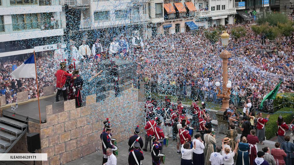 Cannon Shot Of San Sebastian Festivities - Spain