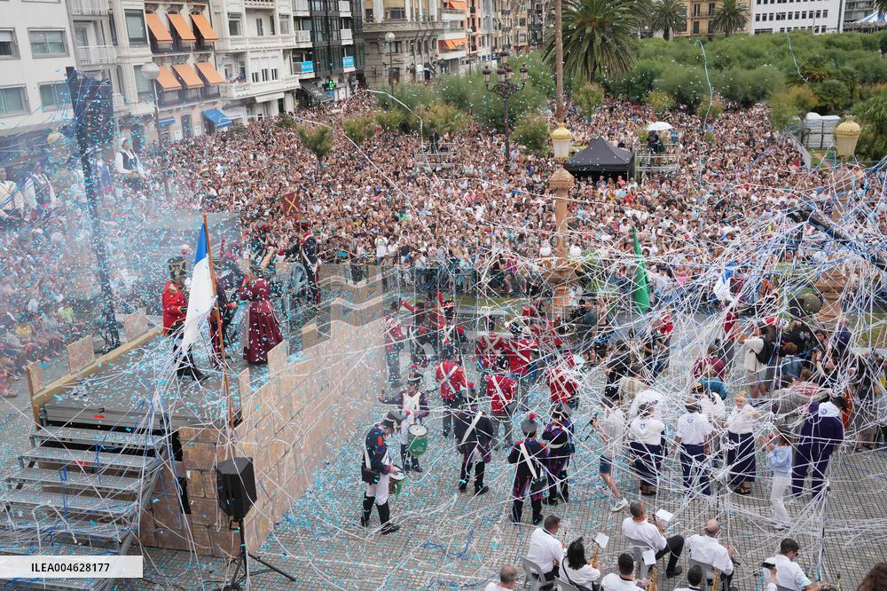 Cannon Shot Of San Sebastian Festivities - Spain