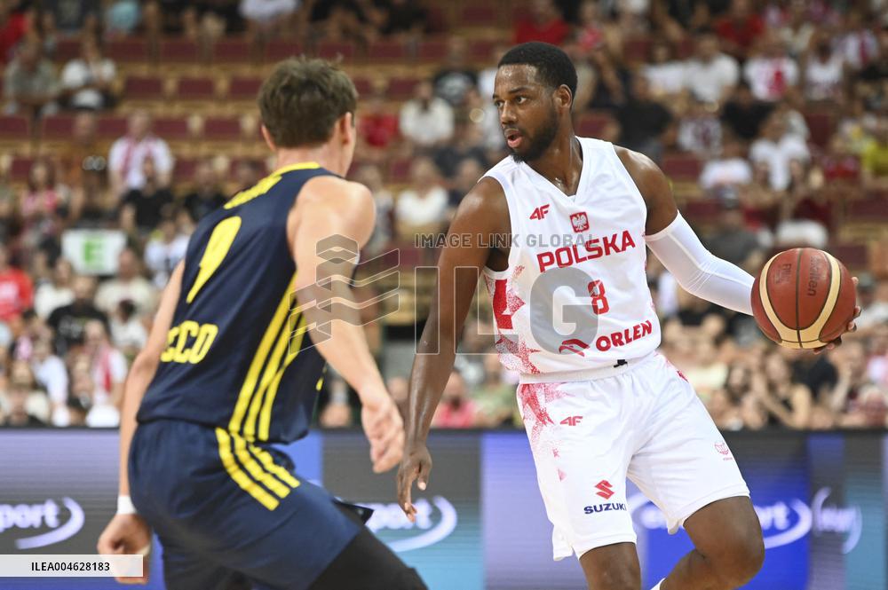 BASKET - Amichevole - Poland vs Sweden
