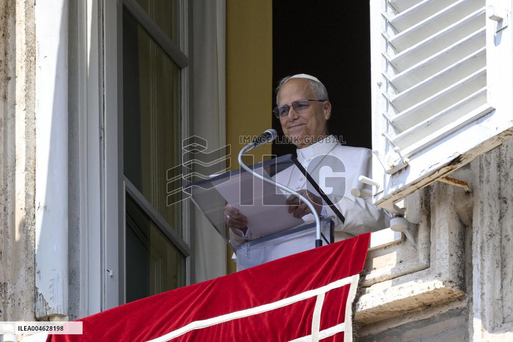 Pope Leo XIV Delivers Angelus Prayer - Vatican
