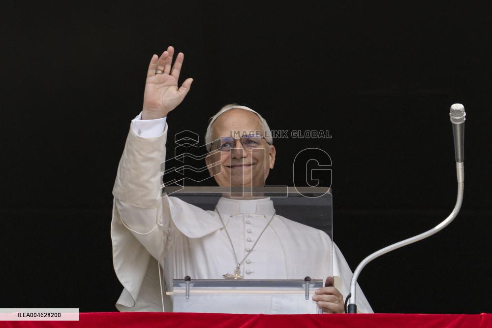 Pope Leo XIV Delivers Angelus Prayer - Vatican