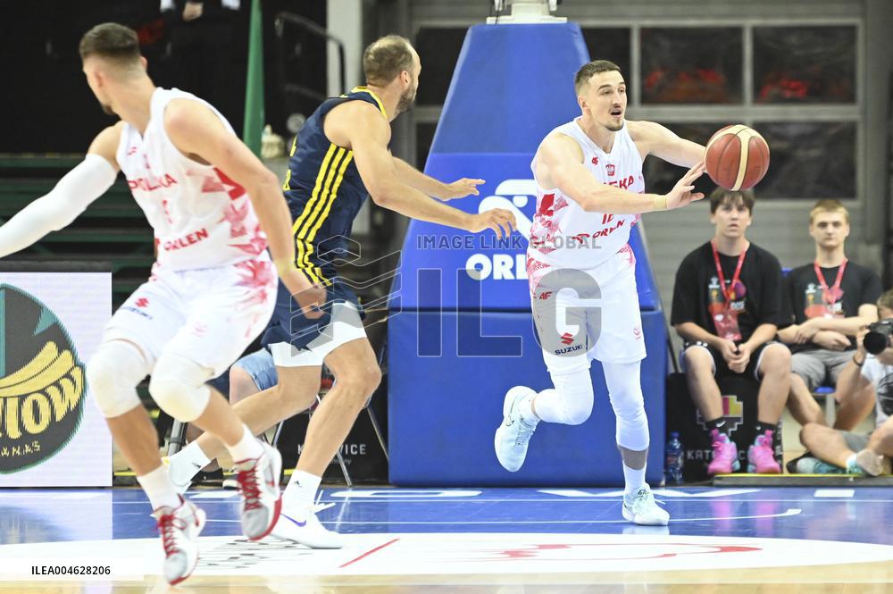 BASKET - Amichevole - Poland vs Sweden