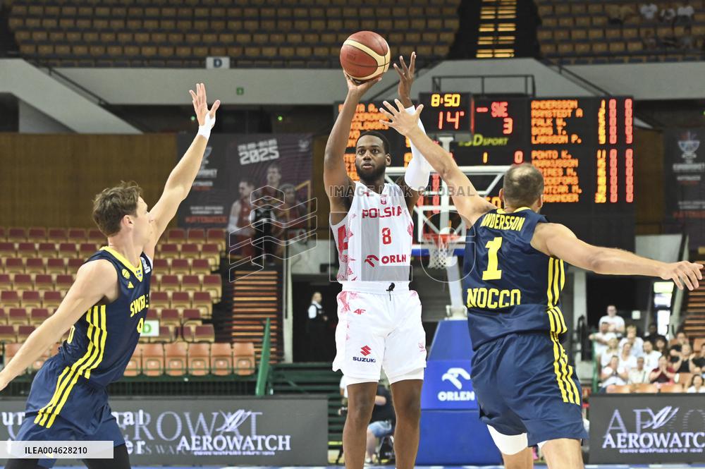 BASKET - Amichevole - Poland vs Sweden