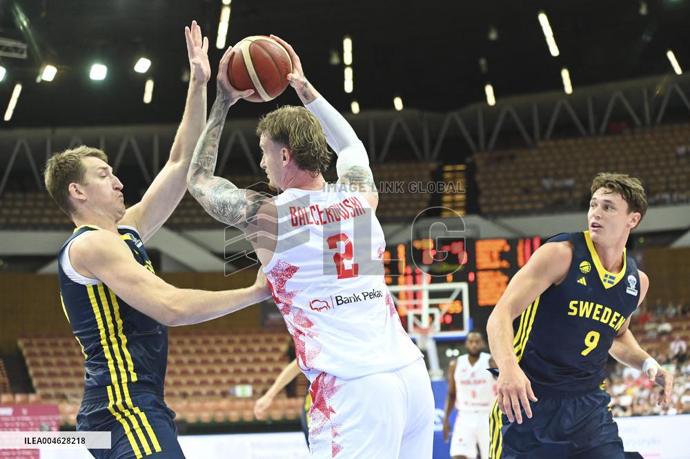 BASKET - Amichevole - Poland vs Sweden