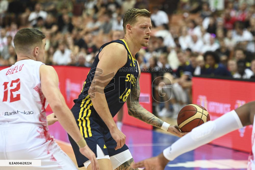 BASKET - Amichevole - Poland vs Sweden