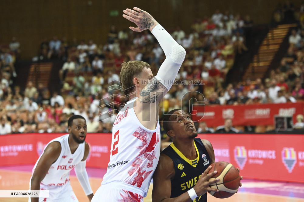 BASKET - Amichevole - Poland vs Sweden