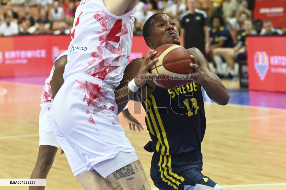 BASKET - Amichevole - Poland vs Sweden