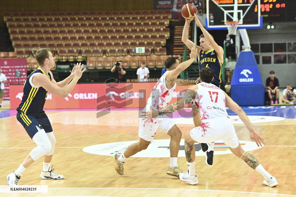 BASKET - Amichevole - Poland vs Sweden