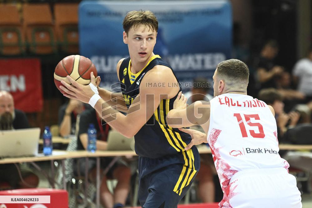 BASKET - Amichevole - Poland vs Sweden