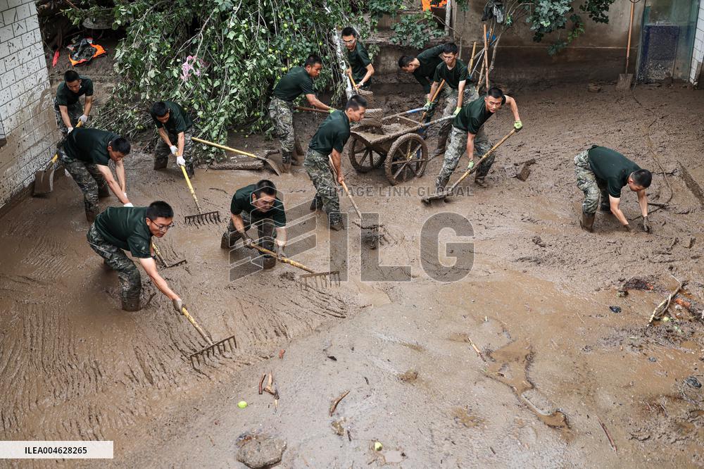 Yuzhong Mountain Torrents Rescue Efforts - China