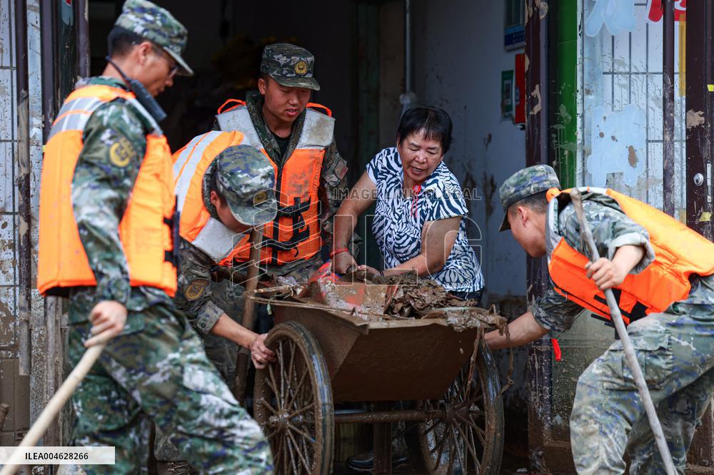 Yuzhong Mountain Torrents Rescue Efforts - China