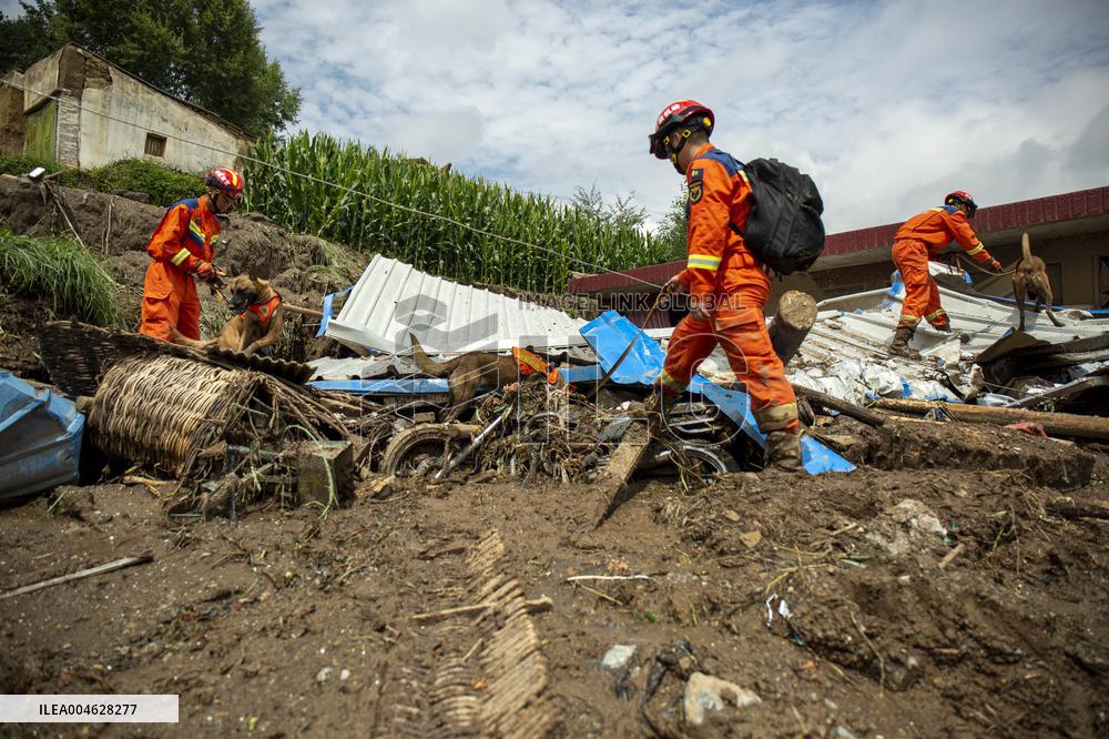 Yuzhong Mountain Torrents Rescue Efforts - China