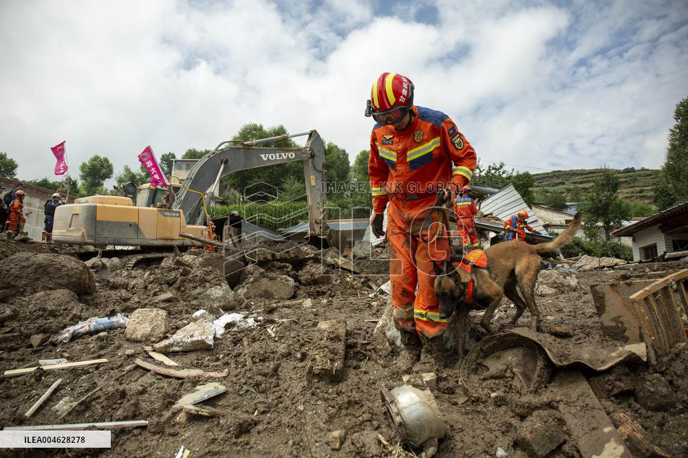 Yuzhong Mountain Torrents Rescue Efforts - China