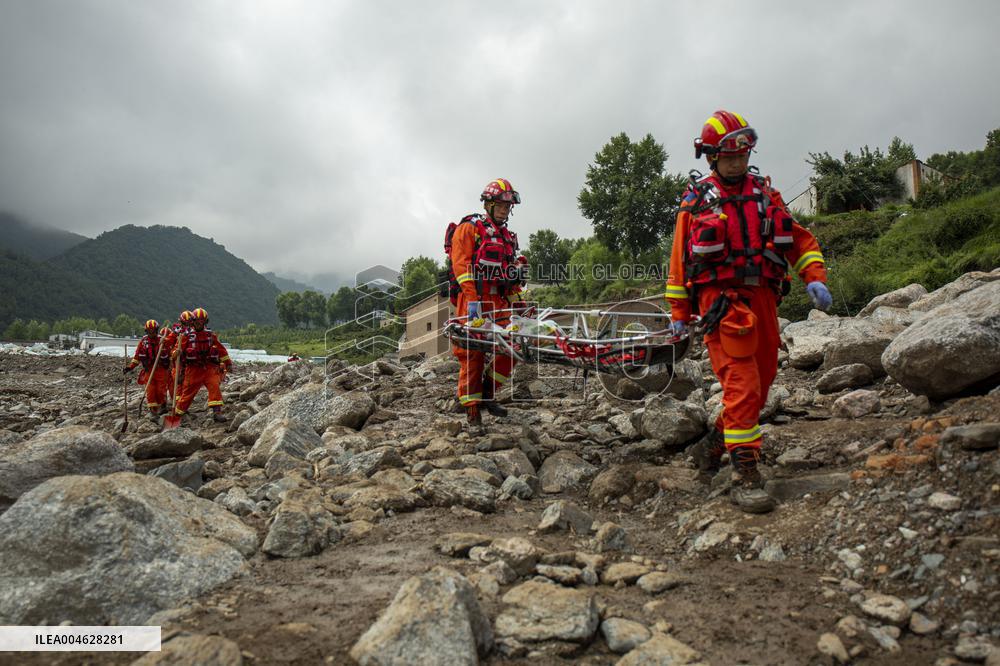 Yuzhong Mountain Torrents Rescue Efforts - China