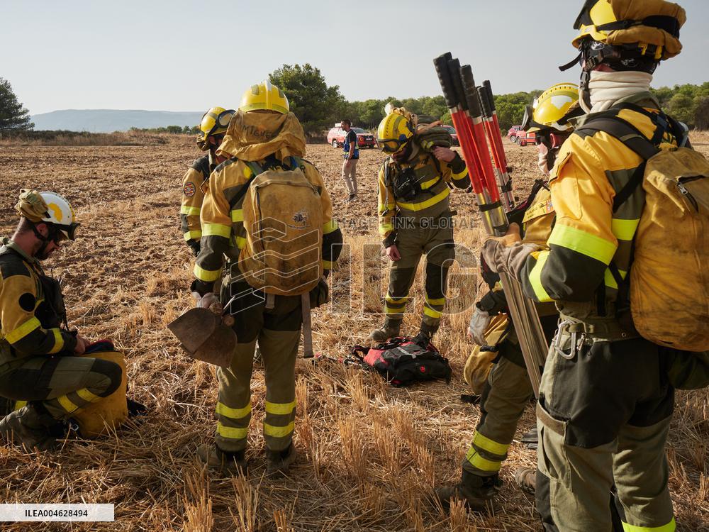 INFONA Plan Level 2 Upgrade Following Carcastillo Forest Fire - Spain