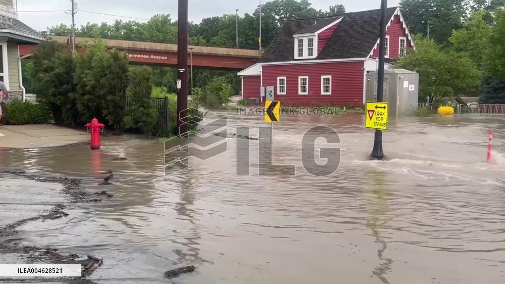 US: Severe Flooding Hit Southeast Wisconsin After Heavy Rainfall