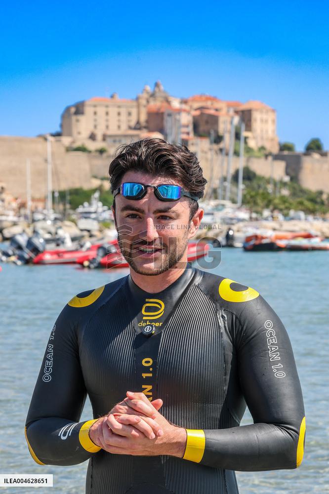 Noam Yaron Attempts to Swim the 180 Km from Calvi to Monaco