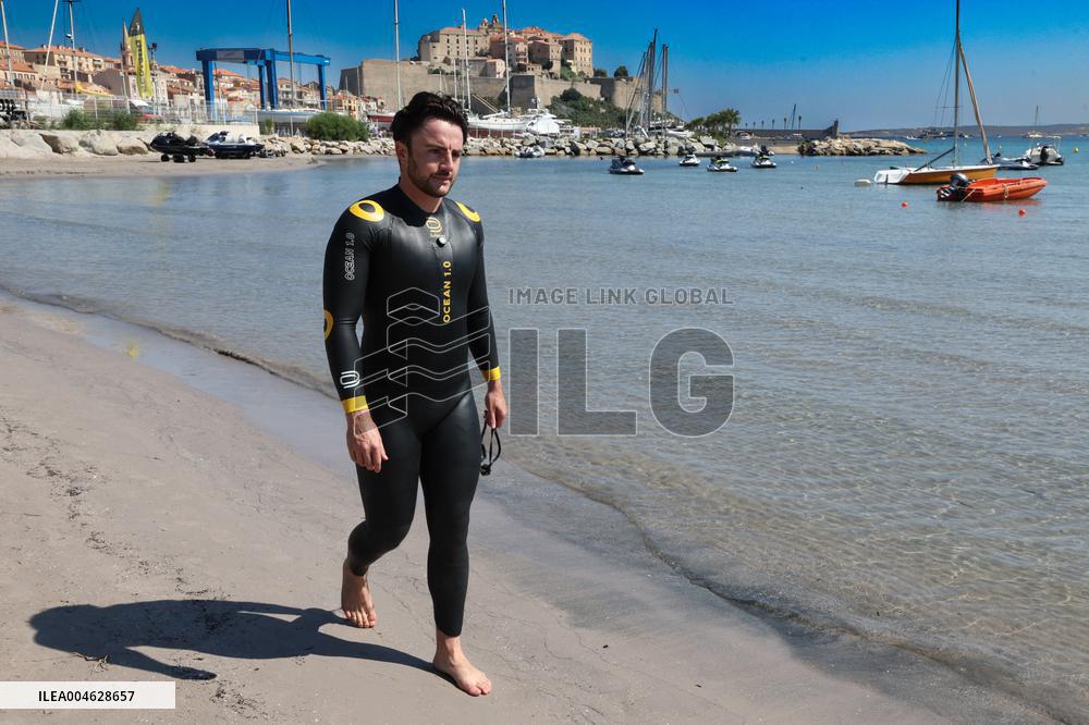 Noam Yaron Attempts to Swim the 180 Km from Calvi to Monaco