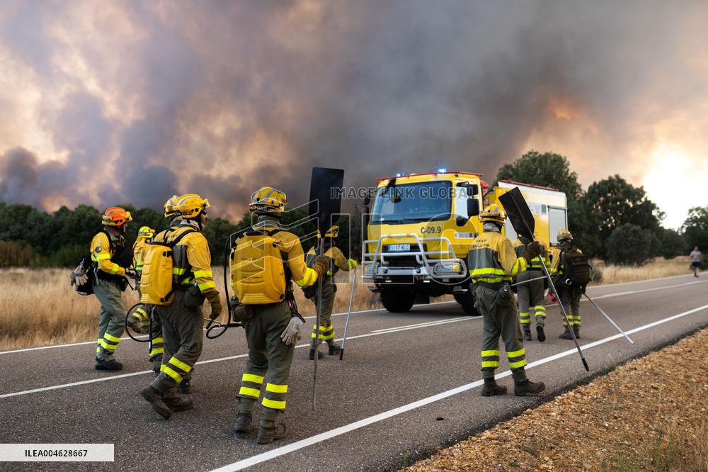 INFONA Plan Level 2 Upgrade Following Carcastillo Forest Fire - Spain