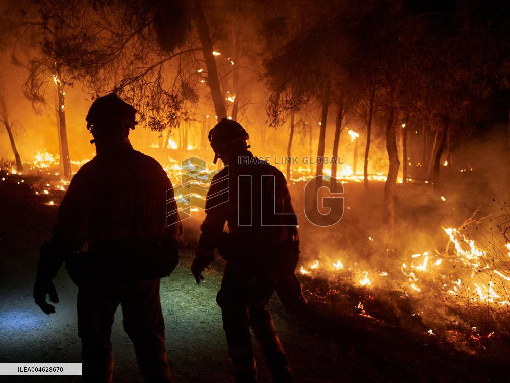 INFONA Plan Level 2 Upgrade Following Carcastillo Forest Fire - Spain