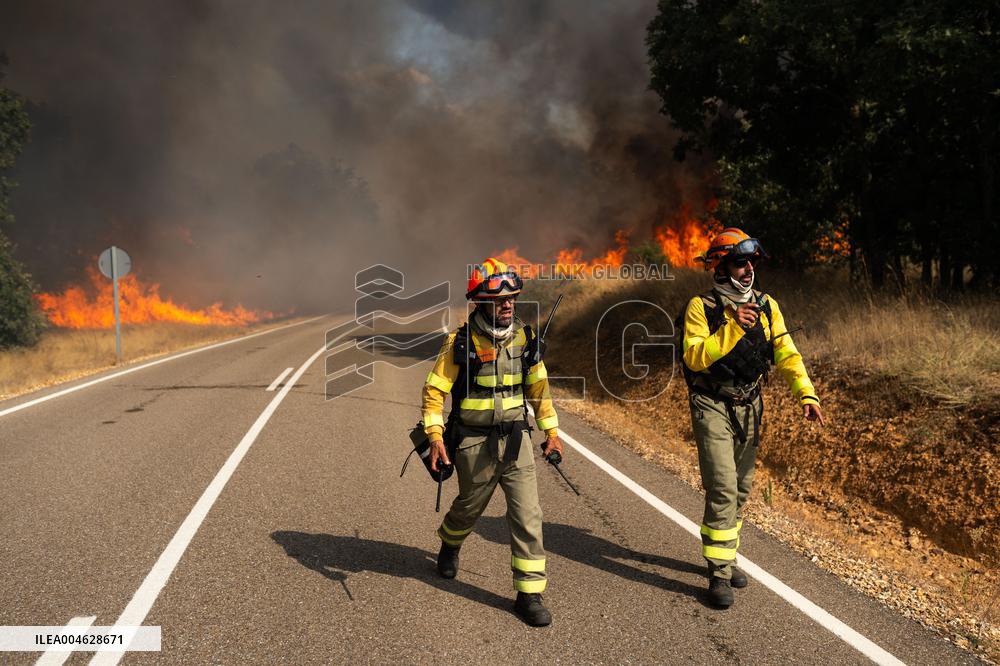 INFONA Plan Level 2 Upgrade Following Carcastillo Forest Fire - Spain