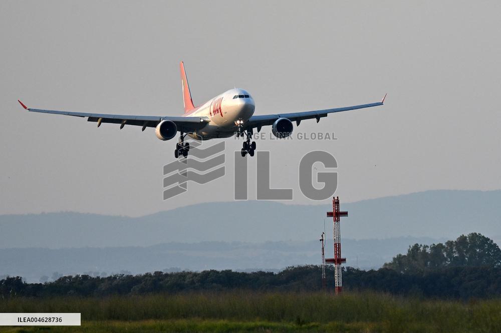 Fiumicino, Italy, Aircraft to Fiumicino Airport