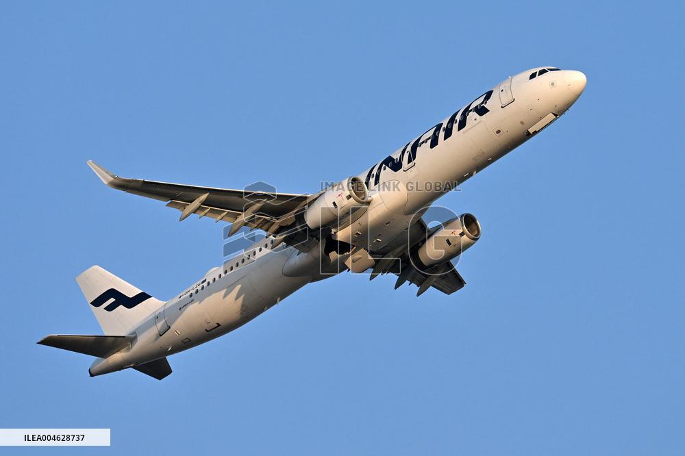 Fiumicino, Italy, Aircraft to Fiumicino Airport