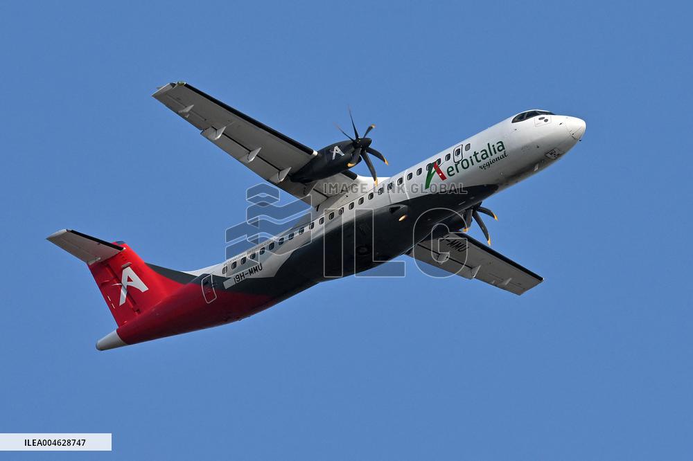 Fiumicino, Italy, Aircraft to Fiumicino Airport