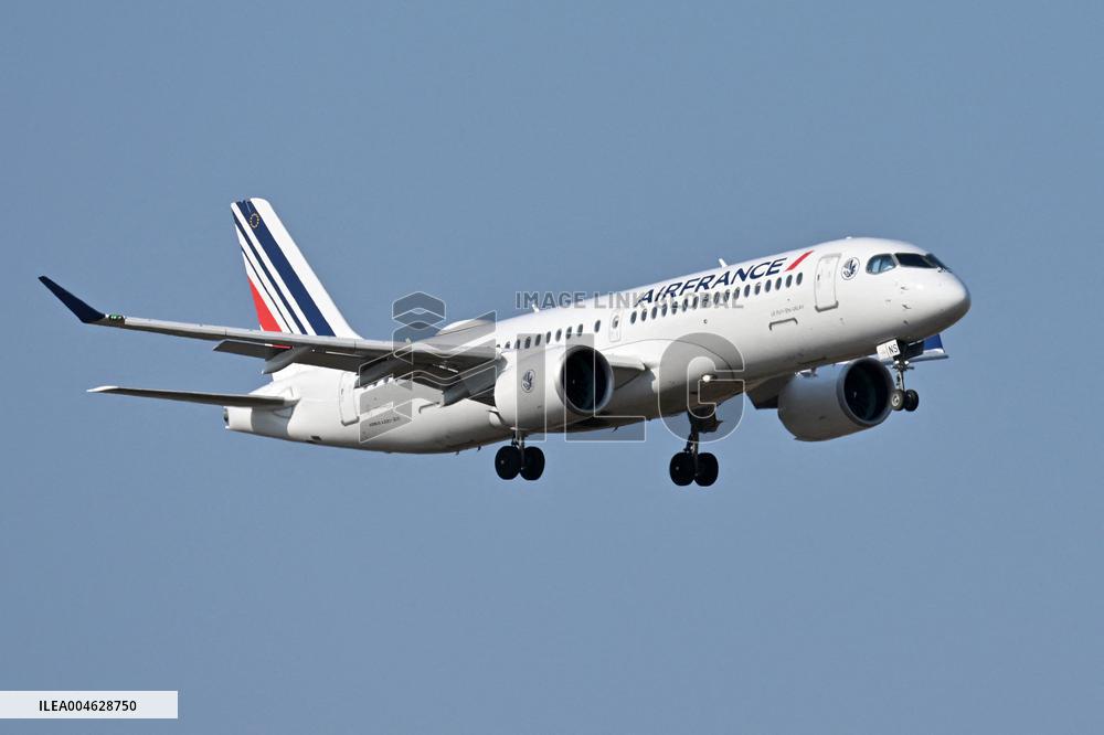 Fiumicino, Italy, Aircraft to Fiumicino Airport