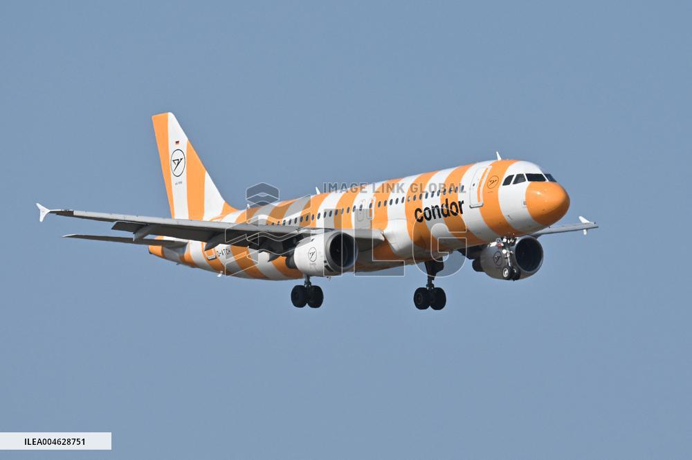 Fiumicino, Italy, Aircraft to Fiumicino Airport