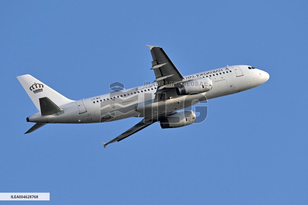 Fiumicino, Italy, Aircraft to Fiumicino Airport