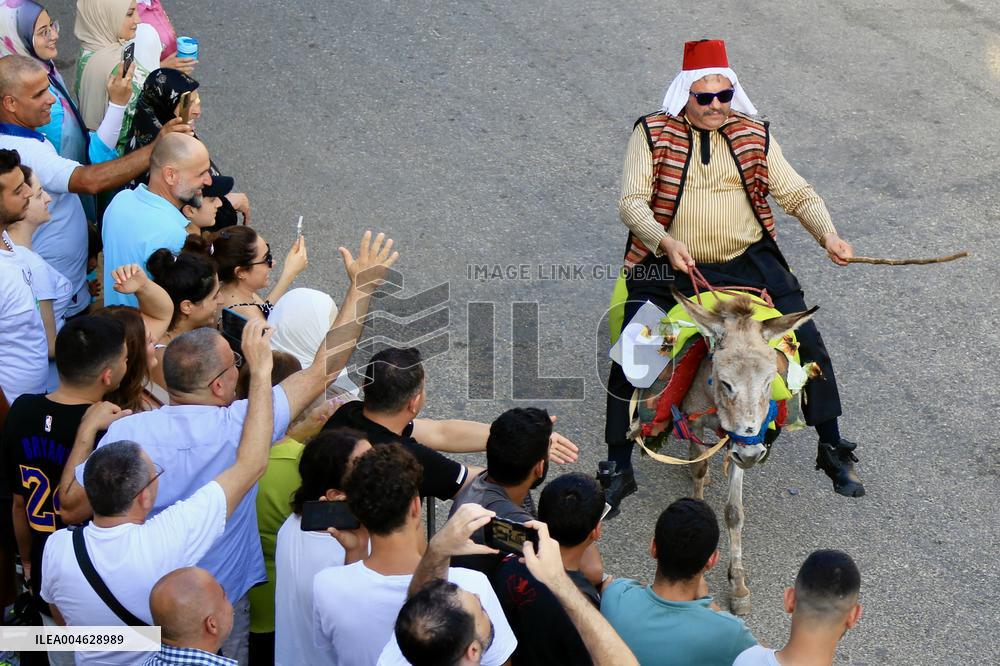 Donkey Race in Roum - Lebanon