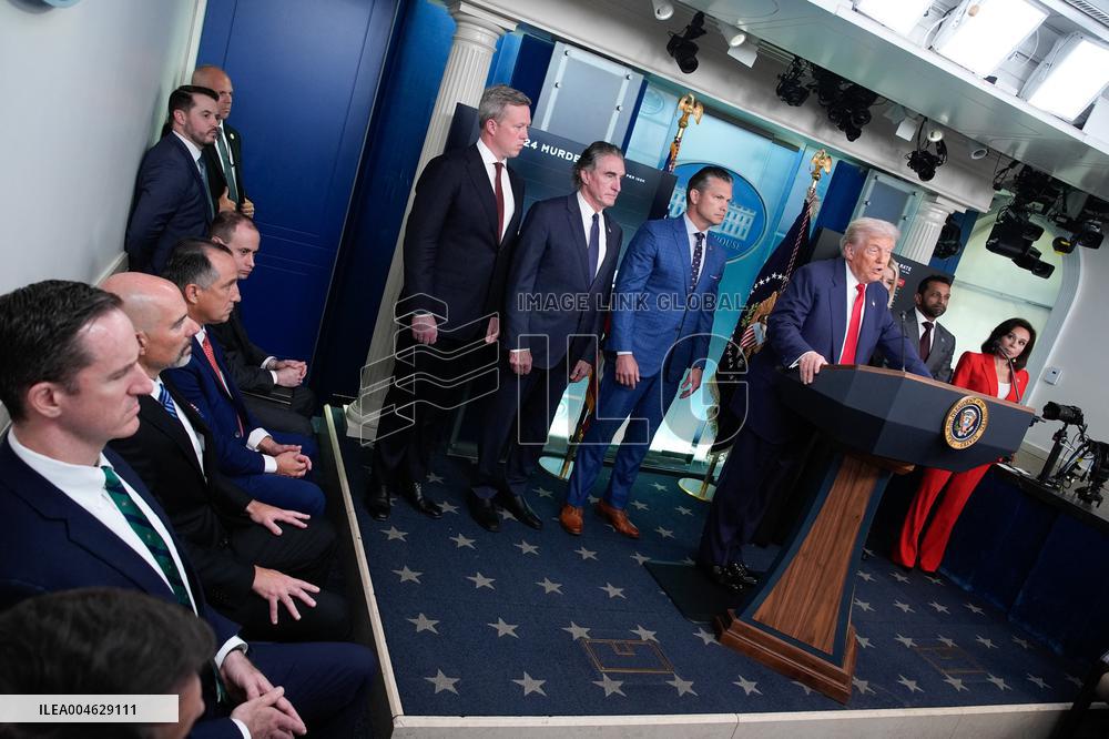 Donald Trump Holds A Press Conference - Washington DC