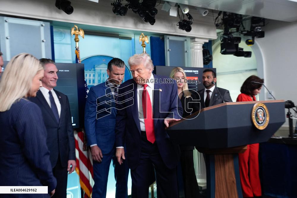 Donald Trump Holds A Press Conference - Washington DC