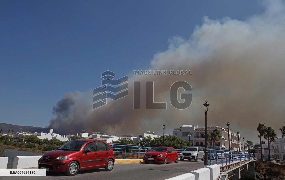 Preventive Evictions During Wildfires in Tarifa - Spain