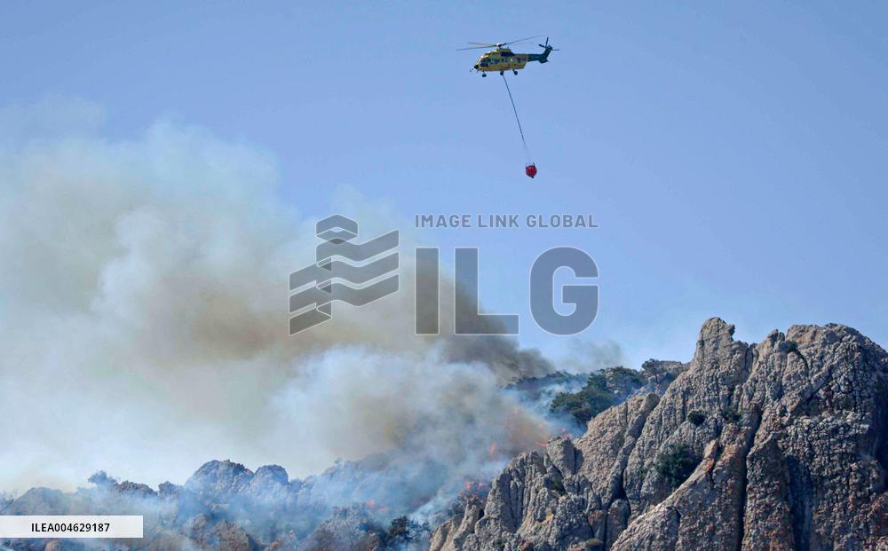 Preventive Evictions During Wildfires in Tarifa - Spain