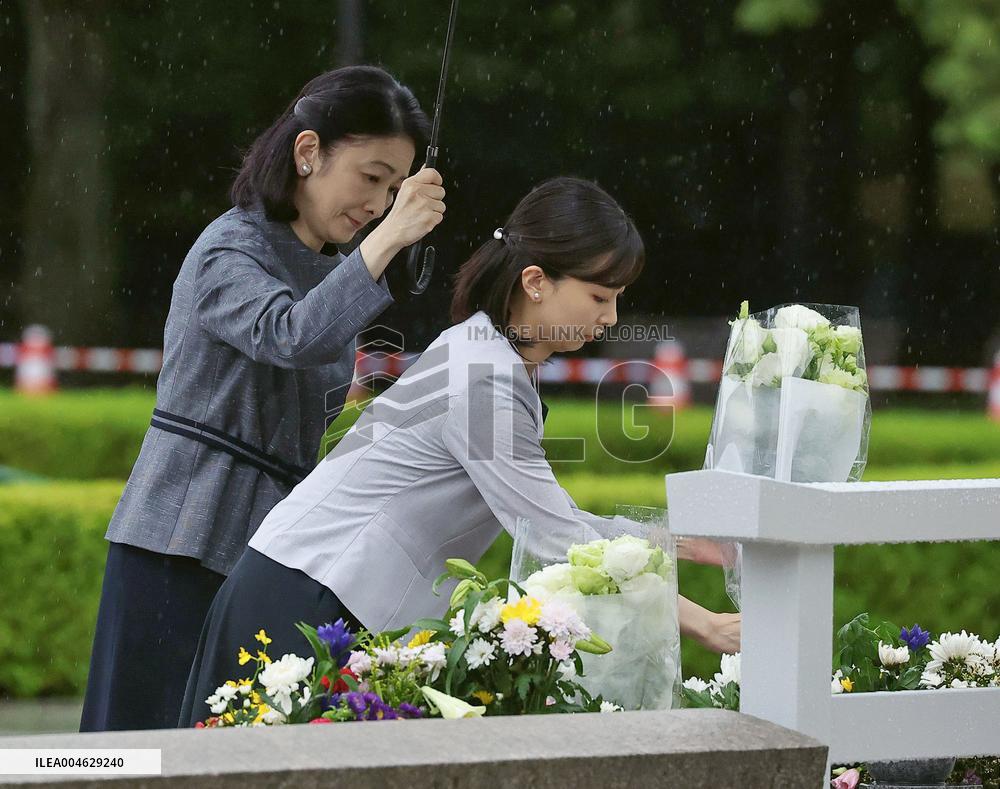 Princesses visit Hiroshima