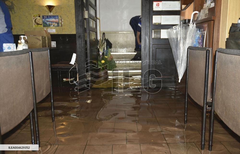 Torrential rain in Kumamoto Pref.