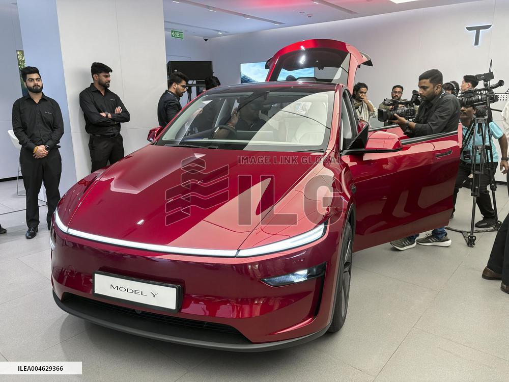 Tesla showroom in India